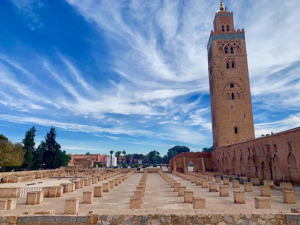 Authentic Moroccan Charm Apartment In Marrakech Terrace Marrakesh Buitenkant foto